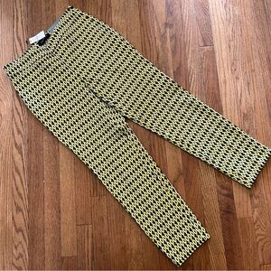 Talbots Chatham Ankle Curvy Fit Slim-Leg Ankle Length Geo Print-Abstract Oval 2P